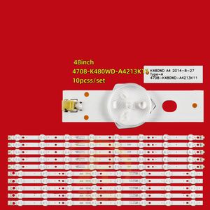 ZR-478 Vente chaude d'usine 48 pouces 48PFL3055/T3 48PFL5445/T3 <span class=keywords><strong>TCL</strong></span> LE48D8800 pour 4708-K480WD-A4213K11/K01 Bandes de rétroéclairage LED pour téléviseur - Product Image 1