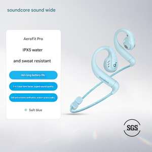 Anker A3871 Sound core AeroFit Pro 46H 2-in-1-LED-Ohrhörer ohne Ohr Dauerhafter Rücken haken Drahtlose Sport kopfhörer Geräusch unterdrückung - Product Image 6