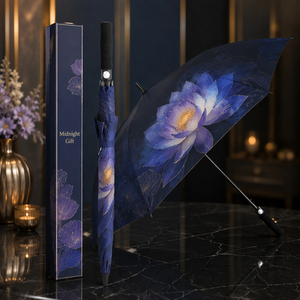 Custom Printed Golf <b>Umbrella</b> Large <b>Windproof</b> Automatic Open UV Protection Double Canopy Promotional <b>Umbrella</b> Wholesale - Product Image 2