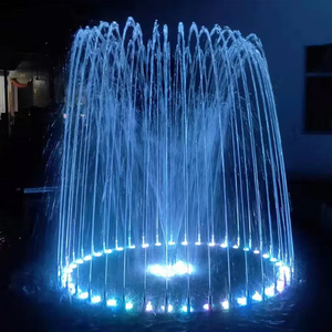 <span class=keywords><strong>Fuente</strong></span> de jardín al aire libre Flores Luz Decorativa Conjunto completo Precio de fábrica Tipo de diseño para el hogar Jardín Piscina - Product Image 6