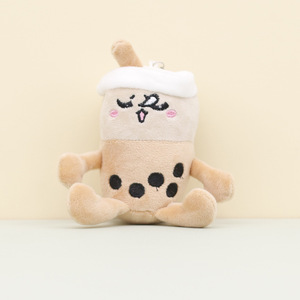 Niedliche Plüschtiere Boba Plüschfigur Leuchtender Schlüsselanhänger Kawaii Milchtee-Tasse Puppe Weicher Umweltfreundlicher Langlebiger Charm-Anhänger Accessoires - Product Image 3