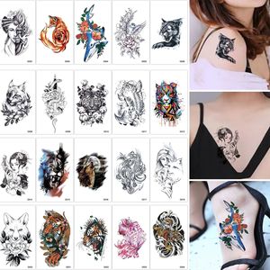 Pegatinas de tatuaje no tóxicas negras o de colores, tatuajes temporales de un solo uso, pegatinas de tatuaje impermeables personalizadas y sexys - Product Image 4