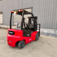 Chariot élévateur à batterie au lithium EVERLIFT 3 tonnes, 3,5 tonnes, 4 tonnes, 5 tonnes, chariot élévateur électrique contrepoids FB35 hydraulique CE pour entrepôt