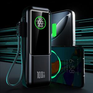 Banco de Energía para Portátil de Carga Súper Rápida de 100 W con Pantalla LED de 20000 mAh, Cable Tipo C Integrado, Bancos de Energía Portátiles - Product Image 3