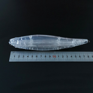 Top Right T-9206 180mm/64,8g 220mm/112,8g OEM Großhandel Schwimmender Pencil-Köder aus ABS, transparente Kunstköder, unlackierte Köder - Product Image 3