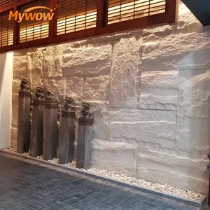 Pu Large Artificial Stone Rock 3d Sound Proof Wall Panels For House Wall Decoration
