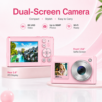 Nouvel Arrivage Appareil Photo Numérique Double Écran 8K 96MP WiFi Compact pour Vlogging et Voyage OEM ODM Vente en Gros