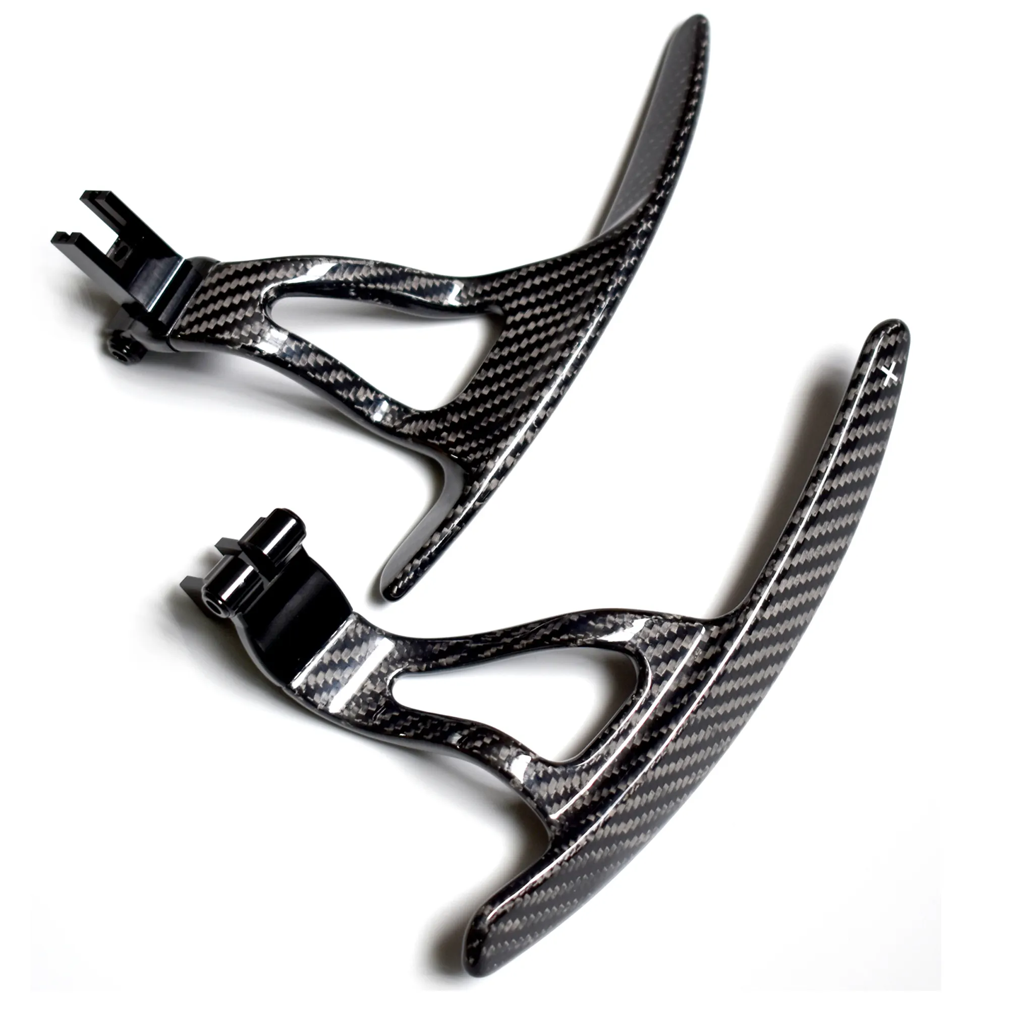 Dry Carbon Fiber Flappy Paddle Extension Steering Wheel Shifting Paddles Blade For Nissan GTR R35 Car Accessories