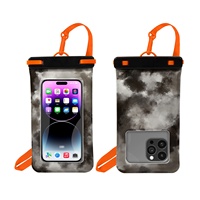 Nouveau Style flottant étanche à l'eau sac sérigraphie IPX8 plage natation étanche étui de téléphone pochette de téléphone portable