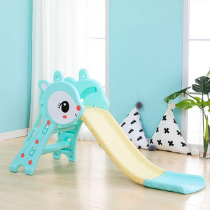 Sân Chơi Đặt 2 Trong 1 Kết Hợp Với Đồ Chơi Bóng Rổ Nhựa Trong Nhà Trượt Cho Trẻ Em - Product Image 3