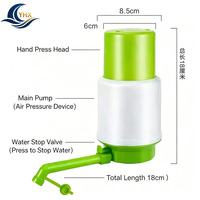 Pompe à eau manuelle portable pour baril, distributeur d'eau potable, pompe pour bouteille d'eau de 5 gallons, extracteur d'eau domestique