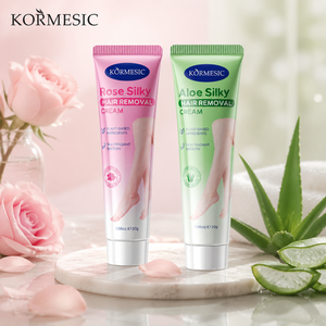 ครีมกำจัดขนออร์แกนิค KORMESIC ขนาด 30 กรัม สูตรโรสซิลค์และว่านหางจระเข้ สำหรับผิวหน้า ผิวกาย และจุดซ่อนเร้น - Product Image 1