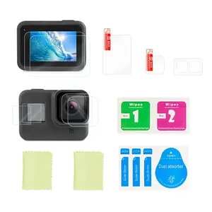<span class=keywords><strong>Go</strong></span> <span class=keywords><strong>Pro</strong></span> Hero 8 accessori per fotocamera lente e schermo LCD in vetro temperato pellicola di protezione dello schermo per GoPro HERO 8 - Product Image 4