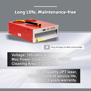 New Fiber <b>Laser</b> <b>Cleaning</b> <b>Machine</b> Metal Top Galvanometer Motor 200/300W Power Rust Remover for Stainless Steel Welds Wood - Product Image 3