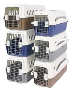Cage de voyage pliable <span class=keywords><strong>en</strong></span> plastique portable, boîte de <span class=keywords><strong>transport</strong></span> durable pour <span class=keywords><strong>animaux</strong></span> de compagnie, conforme aux normes aériennes, nouveau modèle amélioré - Product Image 2