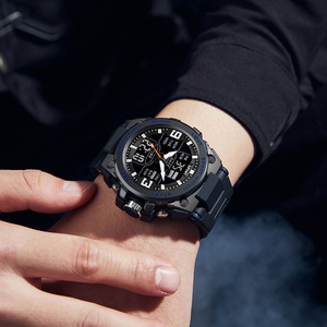 Đồng hồ báo thức phát sáng đa chức năng Đồng hồ thể thao Đồng hồ điện tử chống nước hợp thời trang dành cho nam học sinh trung học cơ sở - Product Image 5