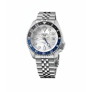 Seiko 5 גברים gmt בלוק צבע שרשרת חמש חרוז ספורט מכני גברים ssk003k1 nh34 גביש ספיר תנועה קריסטל - Product Image 2