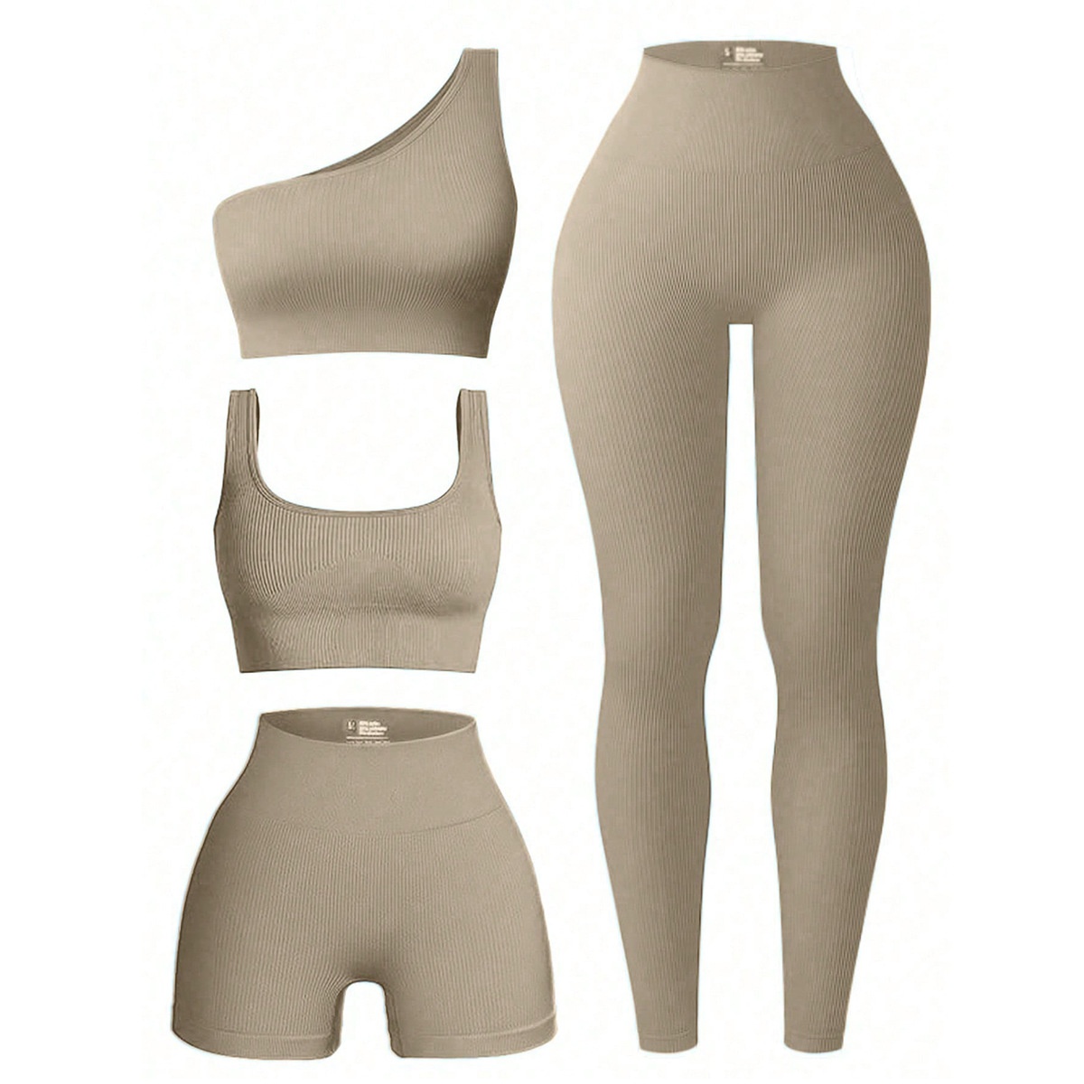 Tummy Control Seamless Yoga Set Gym Wear Women's Yoga Outfit Tight High-Elasticity Gym Tank Top Breathable Sweat-Wicking