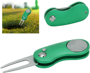 Herramienta de reparación de Divot de Golf personalizada, navaja de acero inoxidable, herramienta de Divot de Golf en blanco con marcador de bola, horquilla de campo de Golf - Product Image 2