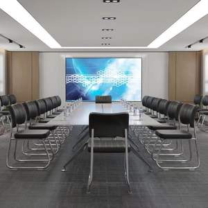 Silla de oficina apilable sin reposabrazos, respaldo de 45 cm para sala de estudio, espacio comercial - Product Image 4