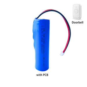 KC CE Sertifikalı 3.7V 18650 Lityum İyon Pil 2000mAh Şarj Edilebilir Hücre Kapı Zili / IoT / Uzaktan Kumanda OEM ODM için - Product Image 1