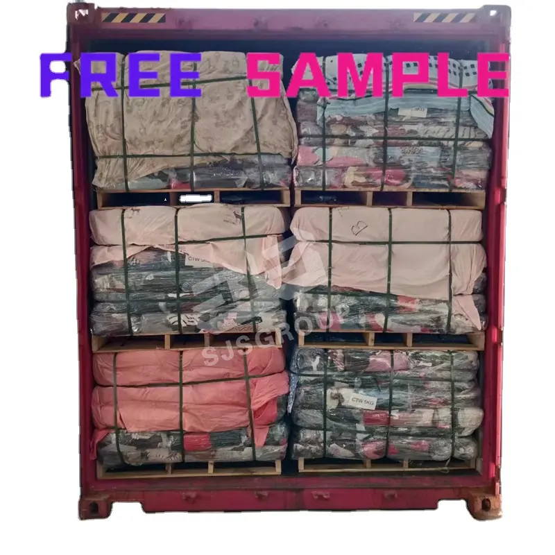 Nhà Máy Nóng Bán Sử Dụng Rags Dệt Vải Vải 100% Tối Cotton Cứng Chất Thải Trong Trung Quốc Máy Dầu Sạch T Áo Sơ Mi Rags