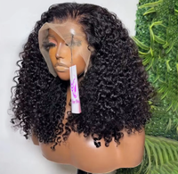 4x4 5x5 13x4 HD dentelle frontale Burnese SDD Pixie perruque bouclée 350% densité supérieure perruque de cheveux humains chauds pour les femmes noires pas cher perruque sans colle