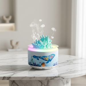 New Unique Coral Shape Aroma Air Humidifier with 2 Spray Modes and 7 Color LED Light for Cars - Product Image 3