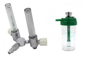 医療用ガスデュアル酸素流量計Lovtecアメリカ標準Ohmedaガスレギュレーター - Product Image 5