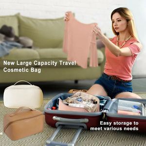Xdh931 Customized Professional Cosmetic Organizer Toiletry Silk <b>Screen</b> Printed Women Travel Waterproof Make Bag Logo Promotional - Product Image 6