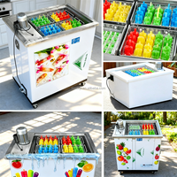Mvckyi 4 Vormen Commerciële IJslollymachine Automatische Ataforma Verse Melk IJslollymaker voor IJs-lollipop Apparatuur