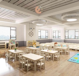 Eibele garderie salle de classe ensemble enfant moderne <span class=keywords><strong>pas</strong></span> <span class=keywords><strong>cher</strong></span> en bois Montessori garde d'enfants pépinière préscolaire maternelle meubles - Product Image 3