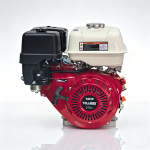 Moteur à <span class=keywords><strong>essence</strong></span> compact 270cc 10HP 4 <span class=keywords><strong>temps</strong></span> refroidi par air à double démarrage pour petits palans / équipements de levage de matériaux - Product Image 5