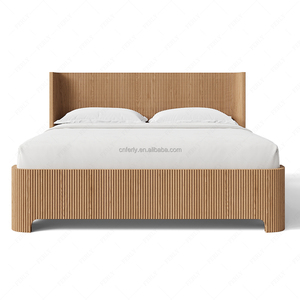FERLY Elegante Letto King Size in Legno con Comodini Set Completo di Mobili di Lusso per Camera da Letto - Product Image 3
