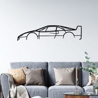 Décoration murale en métal pour garage, voiture, cadeau pour homme, cadeau de pendaison de crémaillère, décoration de course, décoration murale, art mural