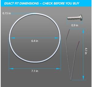Aillsa 12005744 Kit de réparation pour <span class=keywords><strong>lave</strong></span>-<span class=keywords><strong>vaisselle</strong></span> électrique pour réparation de joint de pompe sur <span class=keywords><strong>lave</strong></span>-<span class=keywords><strong>vaisselle</strong></span> <span class=keywords><strong>Siemens</strong></span> Gorenje Neff Etc - Product Image 6