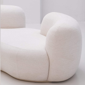 Muebles de sala de estar al por mayor, <span class=keywords><strong>sofá</strong></span> Chesterfield moderno de <span class=keywords><strong>3</strong></span> <span class=keywords><strong>plazas</strong></span>, <span class=keywords><strong>sofá</strong></span> curvo de lujo con tapizado boucle. - Product Image 3