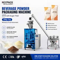Machine d'emballage VFFS pour poudre de boisson 200g-1kg, étanche à l'humidité et à la poussière, format Keypack