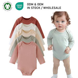 Tatlı yürümeye başlayan tam kollu Romper-havadar ve nazik pamuk havadar ve nazik pamuk-yumuşak ve sıkı şort tulum - Product Image 1