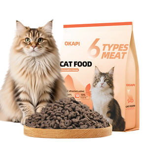 อาหารแมวแห้งธรรมชาติขายส่ง ปริมาณเนื้อสัตว์สูง สูตร<span class=keywords><strong>ไก่</strong></span>แท้ รับสั่งซื้อจำนวนมา<span class=keywords><strong>ก</strong></span> อาหารสัตว์เลี้ยงฉลากส่วนตัว - Product Image 1