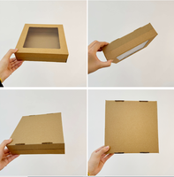 Prix d'usine Boîte à collation imprimée personnalisée Emballage de tarte de couleur en papier kraft pour sushi