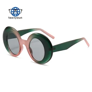 Kızlar için Teenyoun sevimli güneş gözlüğü boy beyaz Oval gözlük kadınlar için mümkün ve eğlenceli kamera güneş gözlüğü 2024 toptan