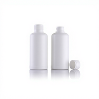 Bouteille d'emballage en plastique HDPE à col étroit HOPECK pour médicaments, sirop contre la toux, avec bouchon anti-vol pour enfants