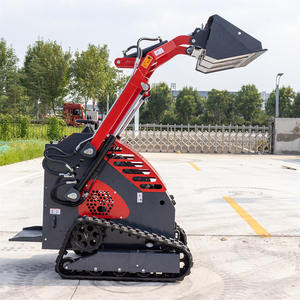 0-6km/H Mini kecepatan cepat pemuat depan Loader Ht360 multi-fungsional Crawler dilacak selip Steer Loader - Product Image 2