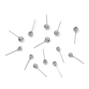 Aiguille de réglage coulissante |   Connecteur universel à tête sphérique en acier inoxydable plaqué or PVD 18 carats pour la fabrication de bijoux DIY - Product Image 5