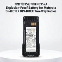 Batterie Li-Ion rechargeable ATEX 7,4 V NNTN8259/NNTN8359C 2075 mAh, indice de protection IP64, garantie 12 mois pour DP4401EX DP4801EX, en stock