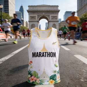 Camisetas de Tirantes Personalizadas para Maratón, Talla Grande, de Alta Calidad, Transpirables, de Secado Rápido, para Clubes Deportivos - Product Image 1