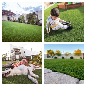 45mm/50mm Landscape Grass Landscape Artificial Synthetic Lawn Grass Carpet Custom Artificial Grass Turf