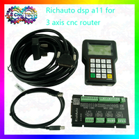 Controlador CNC DSP Richauto A11E A1X de bajo precio para router, controlador de comunicación USB de 3 ejes y 24 V CC para routers Rich Auto
