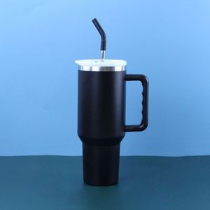 Gobelet de voyage isotherme double paroi H3.0 avec poignée, 40 oz, couvercle et paille, antidérapant, personnalisable OEM/ODM - Product Image 6